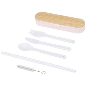 Runa cutlery set with bamboo lid