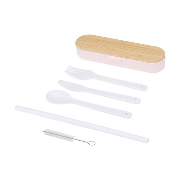 Runa cutlery set with bamboo lid