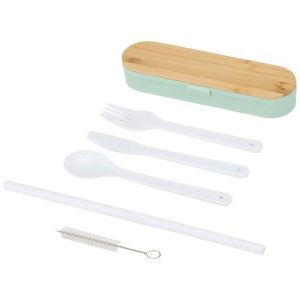 Runa cutlery set with bamboo lid
