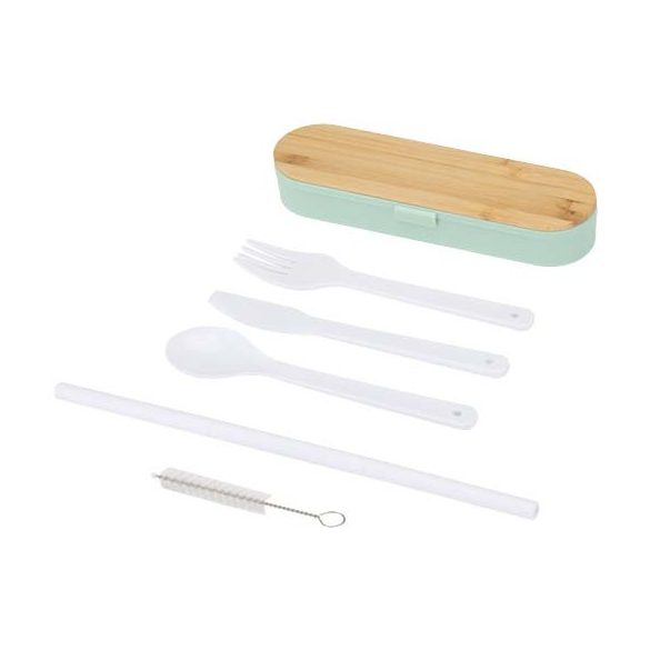 Runa cutlery set with bamboo lid