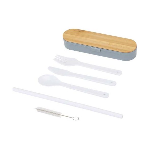 Runa cutlery set with bamboo lid