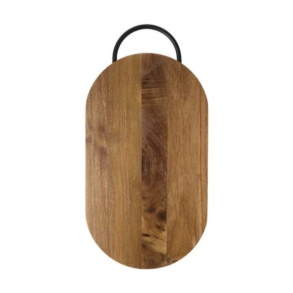 Julienne acacia wood chopping board with handle