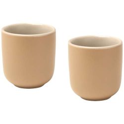 Male 90 ml ceramic espresso cups - set of 2
