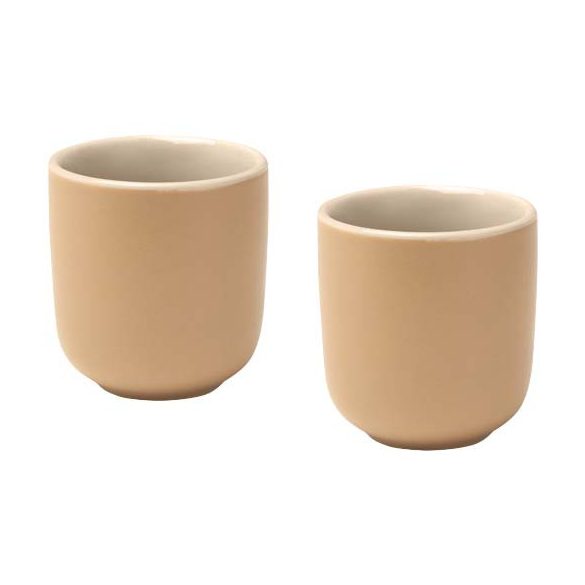 Male 90 ml ceramic espresso cups - set of 2