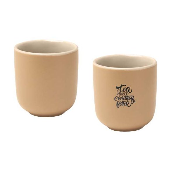Male 90 ml ceramic espresso cups - set of 2