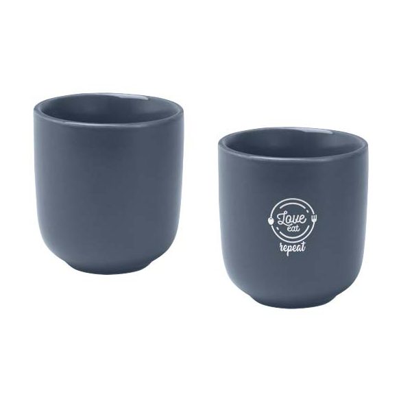 Male 90 ml ceramic espresso cups - set of 2