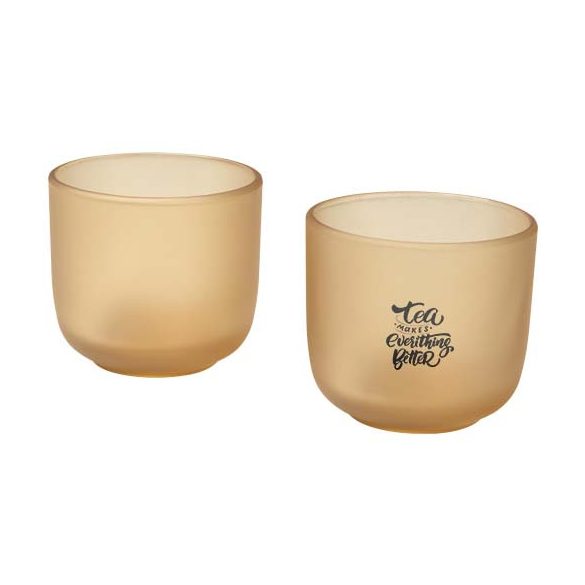 Male 200 ml glass cups - set of 2