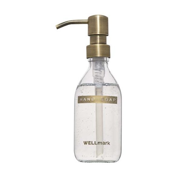 Wellmark Discovery 250 ml hand soap dispenser and 150 g scented candle set