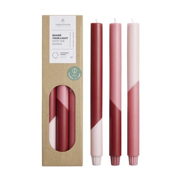 Originalhome Eden diagonal candles - set of 3