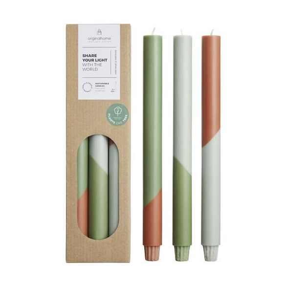 Originalhome Eden diagonal candles - set of 3