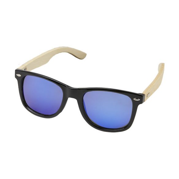 Taiyō rPET/bamboo mirrored polarized sunglasses in gift box