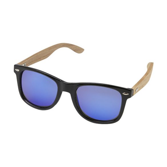 Hiru rPET/wood mirrored polarized sunglasses in gift box