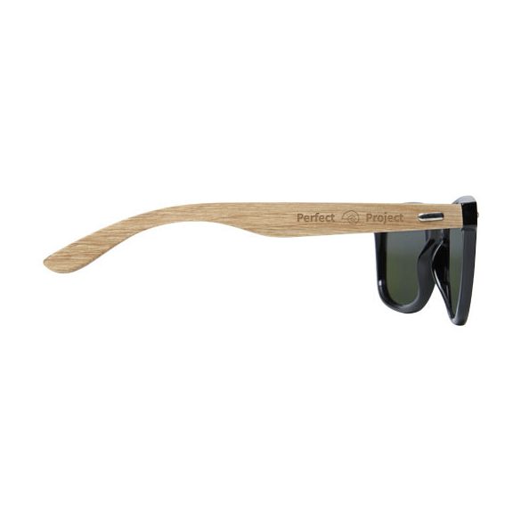 Hiru rPET/wood mirrored polarized sunglasses in gift box