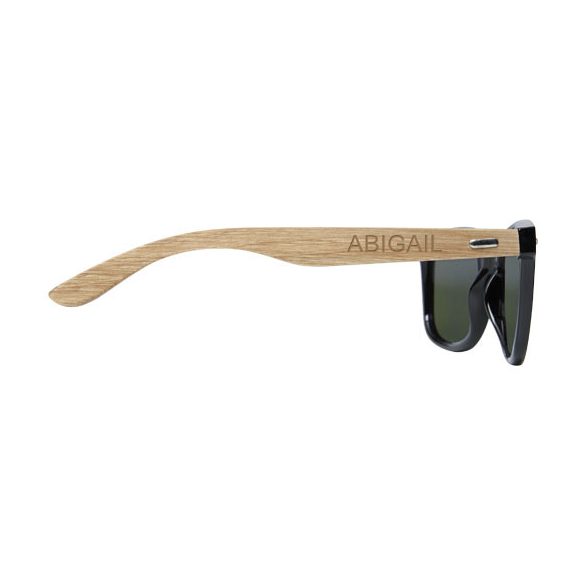 Hiru rPET/wood mirrored polarized sunglasses in gift box