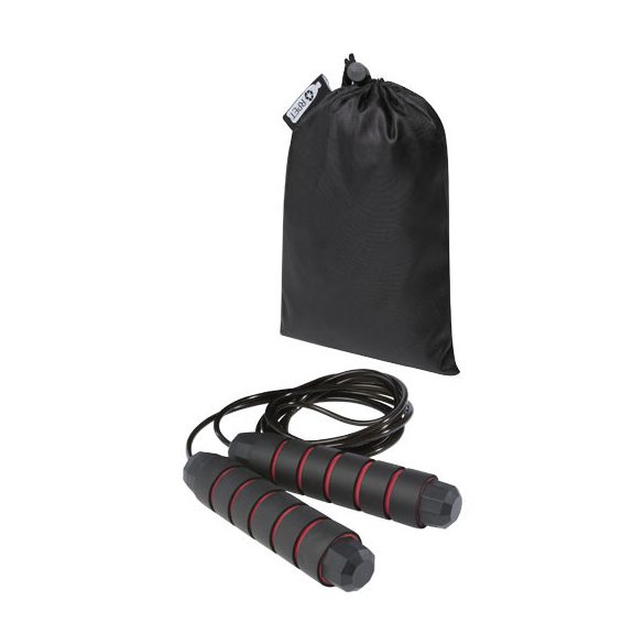Austin soft skipping rope in recycled PET pouch