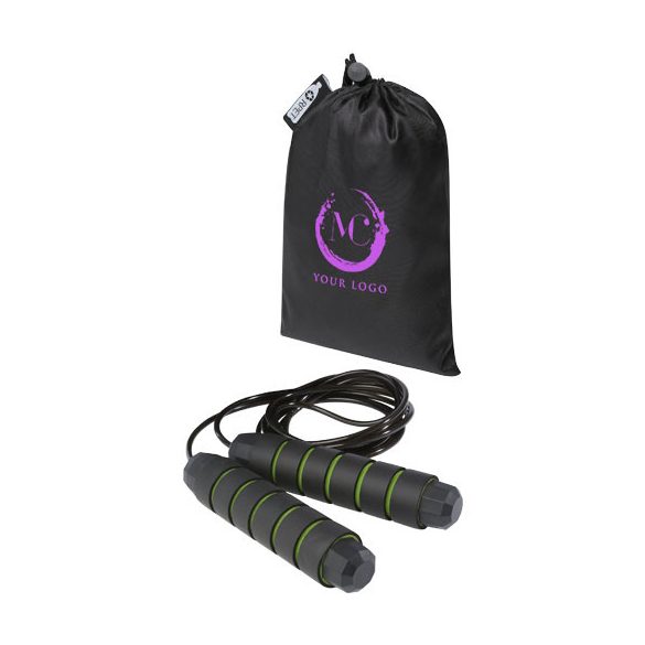 Austin soft skipping rope in recycled PET pouch