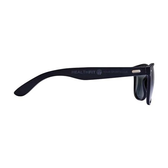 Arlo bamboo sunglasses with black coating