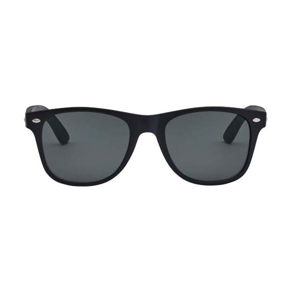 Arlo bamboo sunglasses with black coating