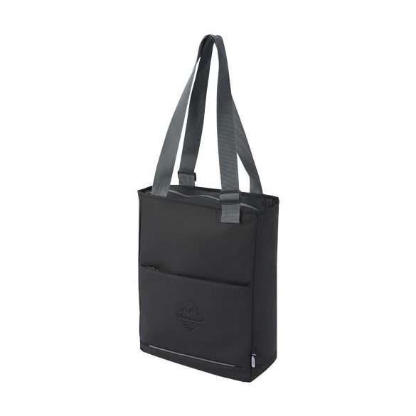 Aqua 14" GRS recycled water resistant laptop tote bag 14L