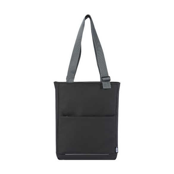 Aqua 14" GRS recycled water resistant laptop tote bag 14L