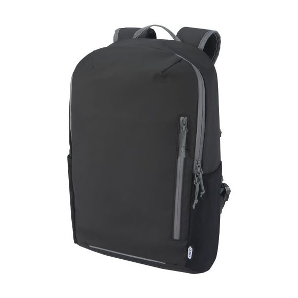 Aqua 15" GRS recycled water resistant laptop backpack 21L