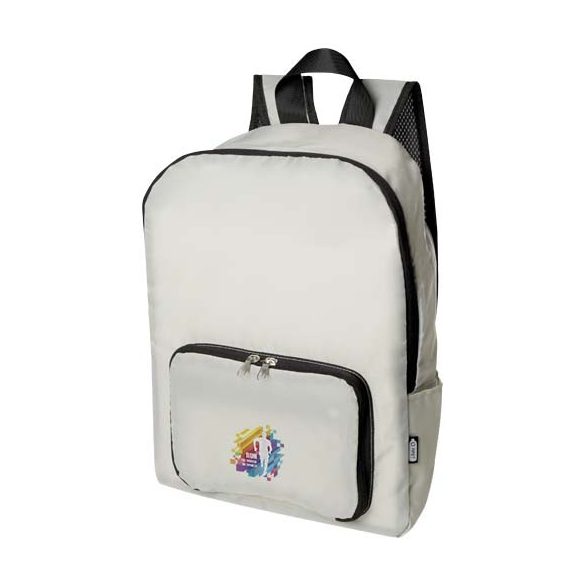 EcoFold RPET foldable backpack 15L