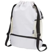   Nomad GRS recycled sports drawstring bag with bottom compartment 18L