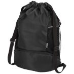   Nomad GRS recycled sports drawstring bag with bottom compartment 18L