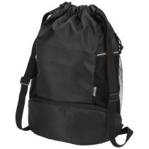   Nomad GRS recycled sports drawstring bag with bottom compartment 18L
