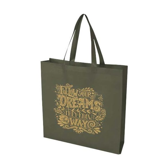 EcoSeal GRS recycled nonwoven gusset tote bag 12L