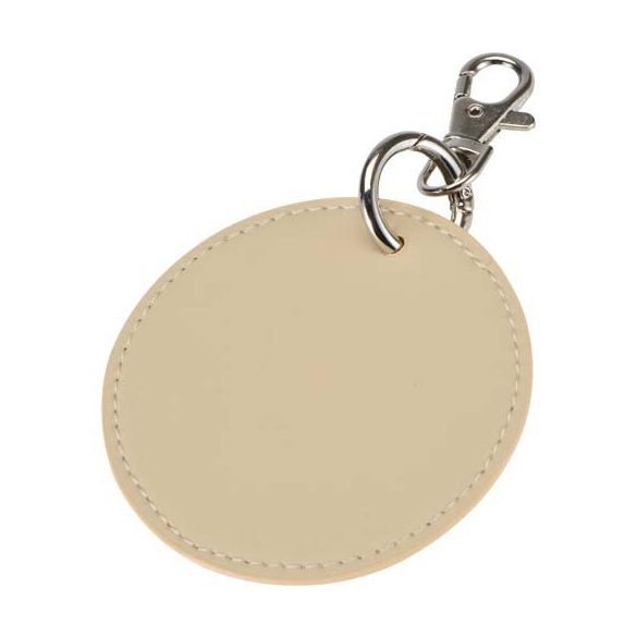Resi Plus GRS recycled round charm keychain 