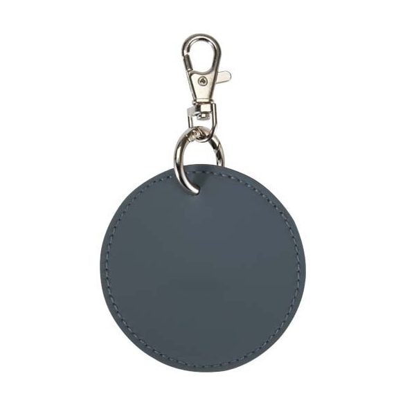 Resi Plus GRS recycled round charm keychain 