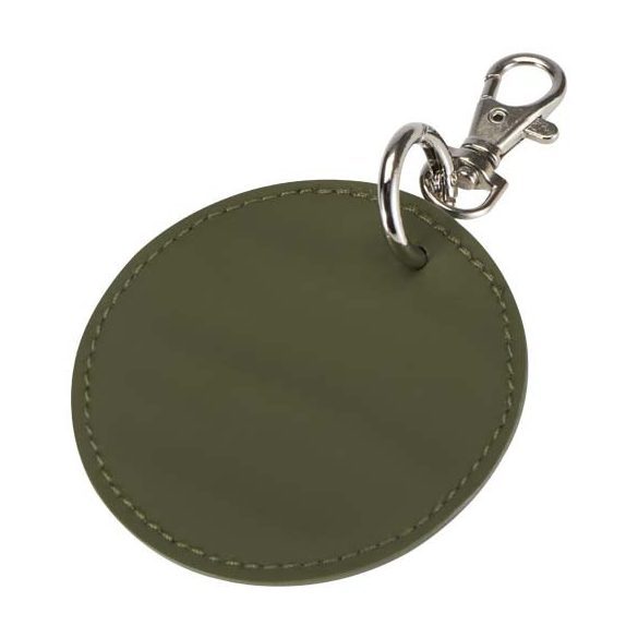 Resi Plus GRS recycled round charm keychain 