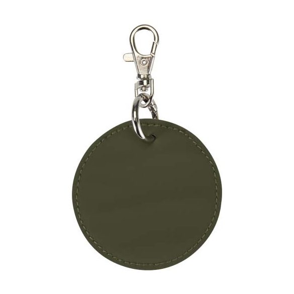 Resi Plus GRS recycled round charm keychain 