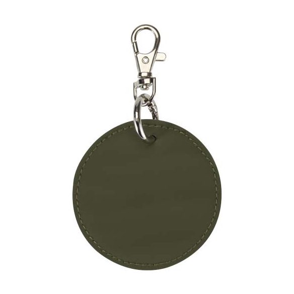 Resi Plus GRS recycled round charm keychain 