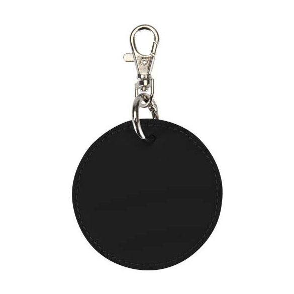 Resi Plus GRS recycled round charm keychain 