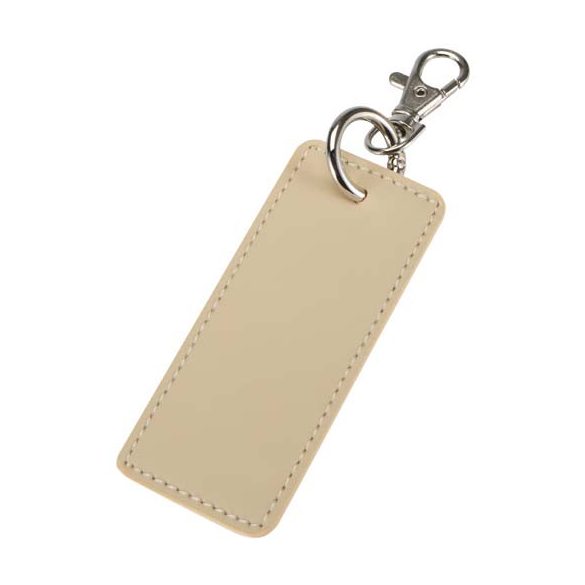 Resi Plus GRS recycled rectangle charm keychain