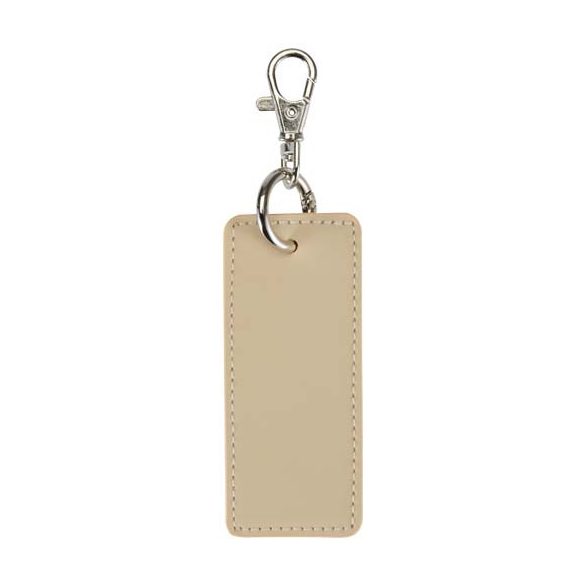 Resi Plus GRS recycled rectangle charm keychain