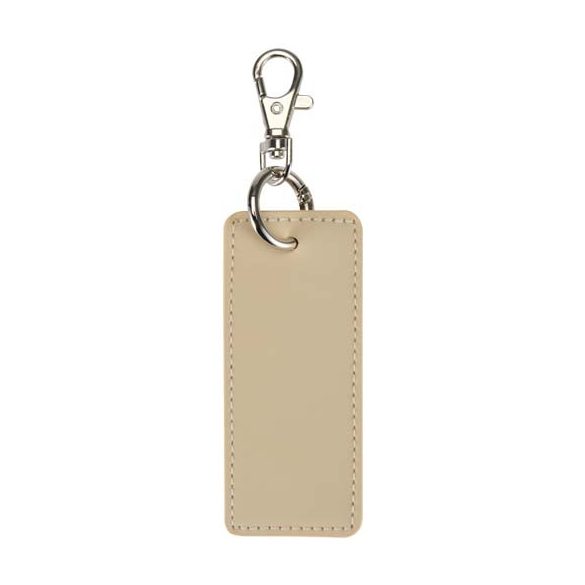 Resi Plus GRS recycled rectangle charm keychain