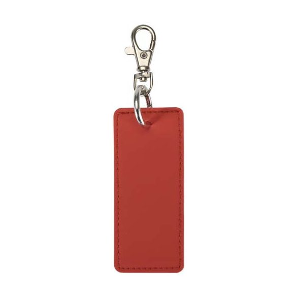 Resi Plus GRS recycled rectangle charm keychain