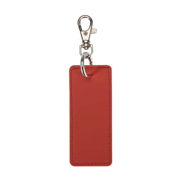 Resi Plus GRS recycled rectangle charm keychain