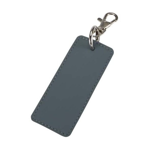 Resi Plus GRS recycled rectangle charm keychain