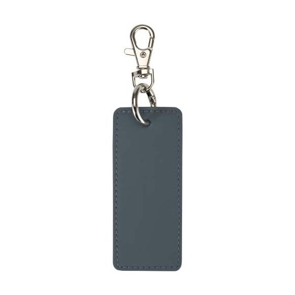 Resi Plus GRS recycled rectangle charm keychain