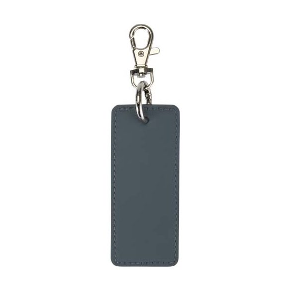 Resi Plus GRS recycled rectangle charm keychain