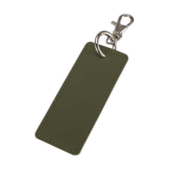 Resi Plus GRS recycled rectangle charm keychain
