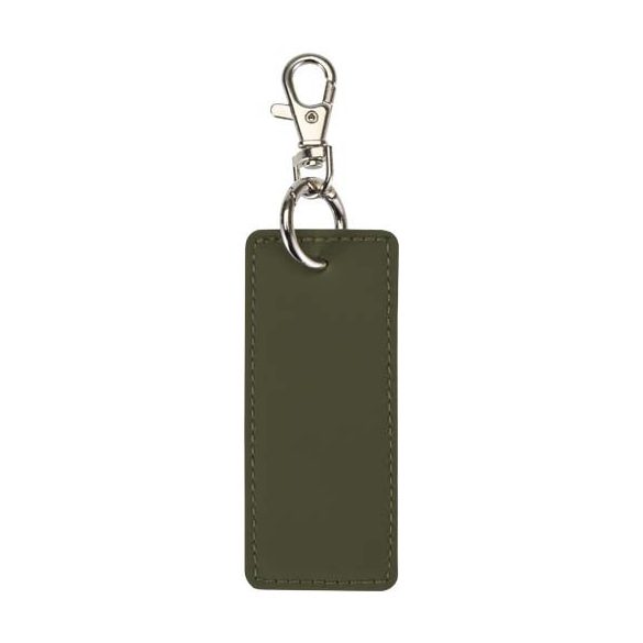 Resi Plus GRS recycled rectangle charm keychain
