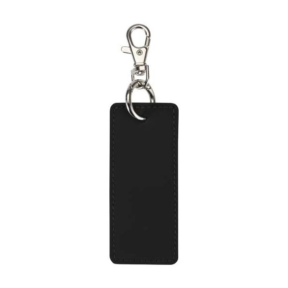 Resi Plus GRS recycled rectangle charm keychain