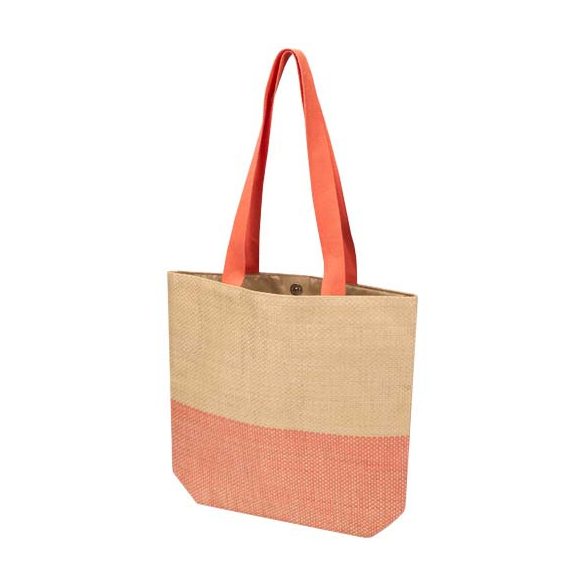Rhythm straw paper tote bag 10L