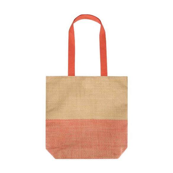 Rhythm straw paper tote bag 10L