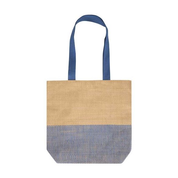 Rhythm straw paper tote bag 10L